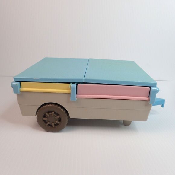 Fisher Price Loving Family Dollhouse Convertible Car & RV Pop Up Camper 1997 - Picture 12 of 16